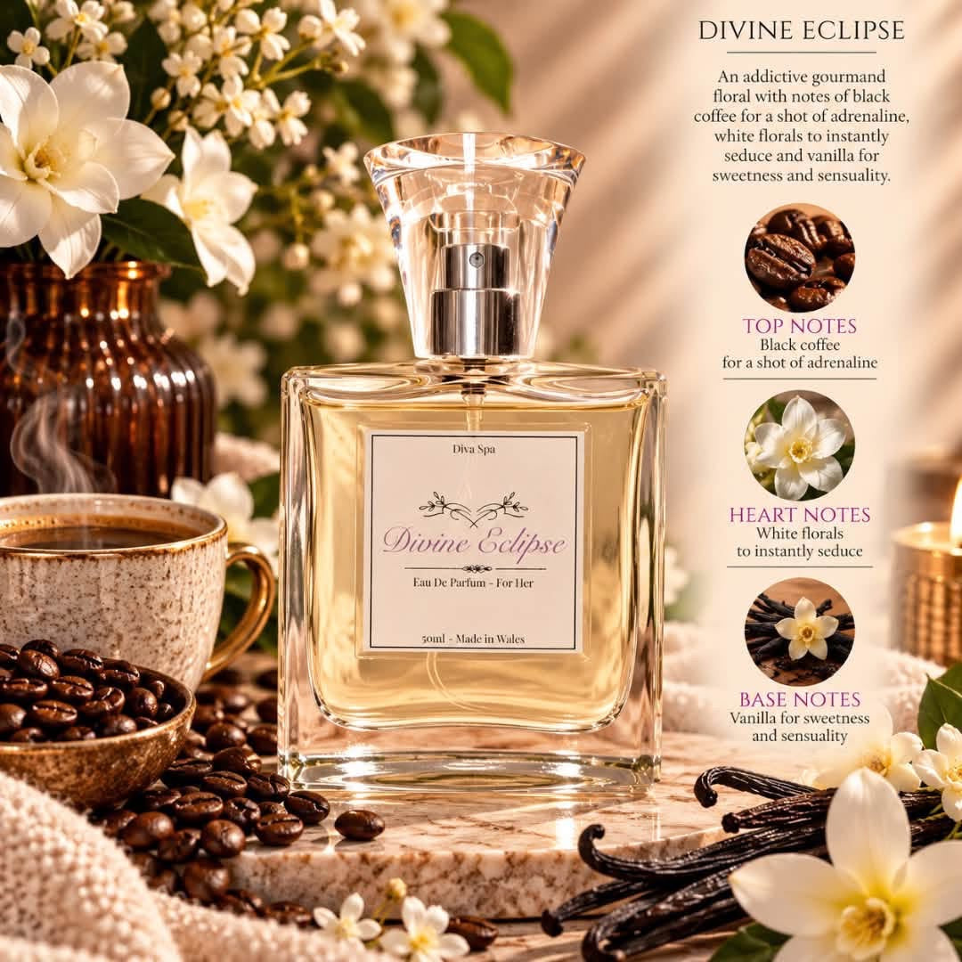 Divine Eclipse | Floral Gourmand 50ml Vegan Perfume