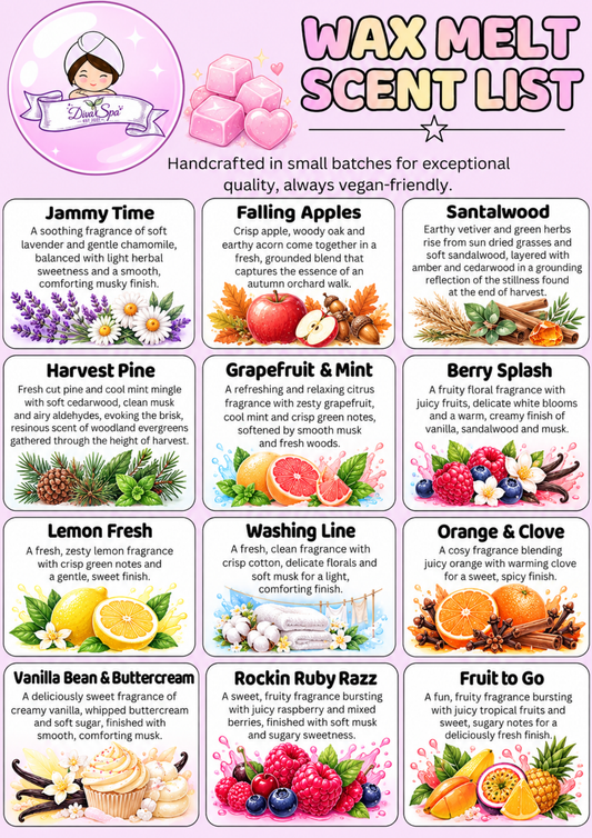 Limited Edition Wax Melts - 3 Clam Shell 55g