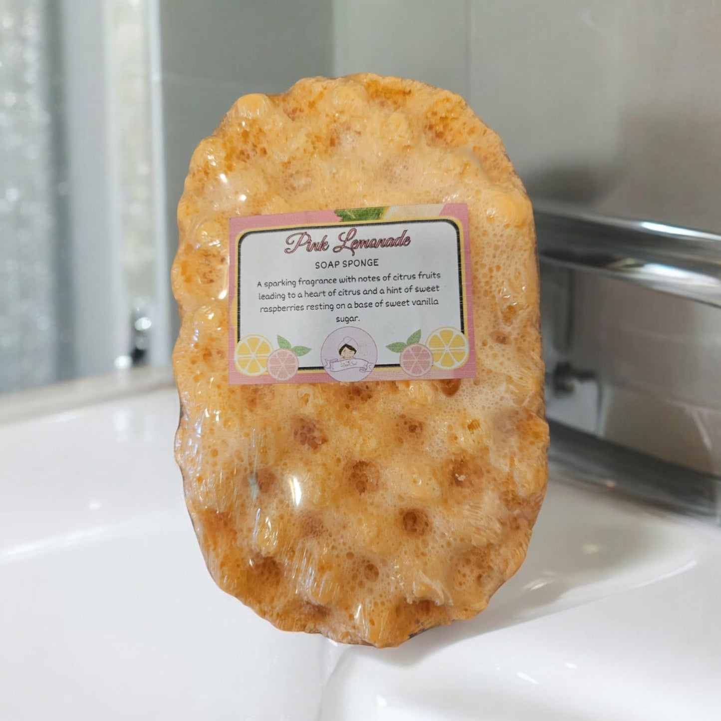Pink Lemonade Soap Sponge
