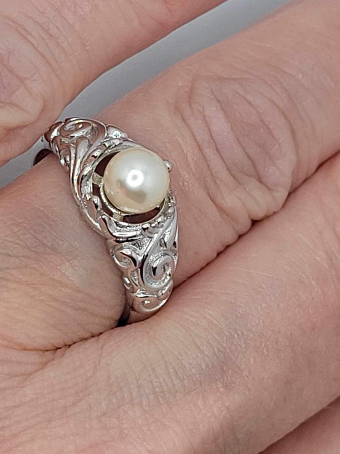 Swarovski Pear Ring - ‘Purity’