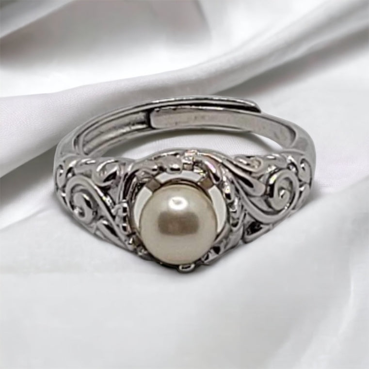 Swarovski Pear Ring - ‘Purity’