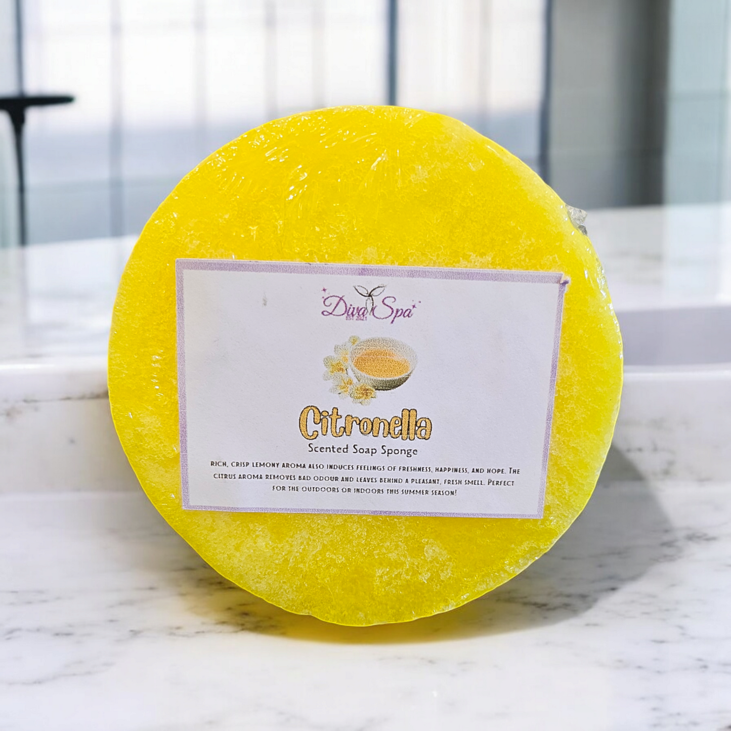 Citronella soap sponge