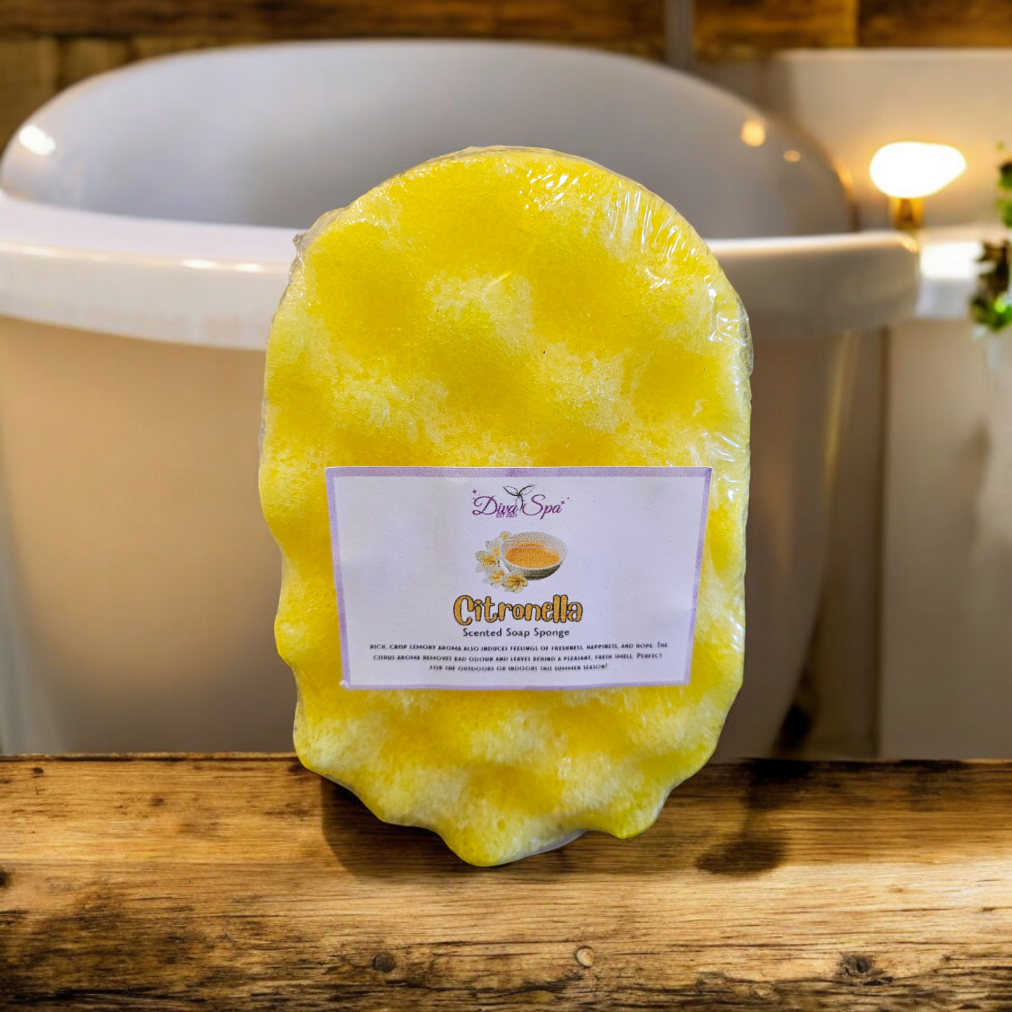 Citronella soap sponge