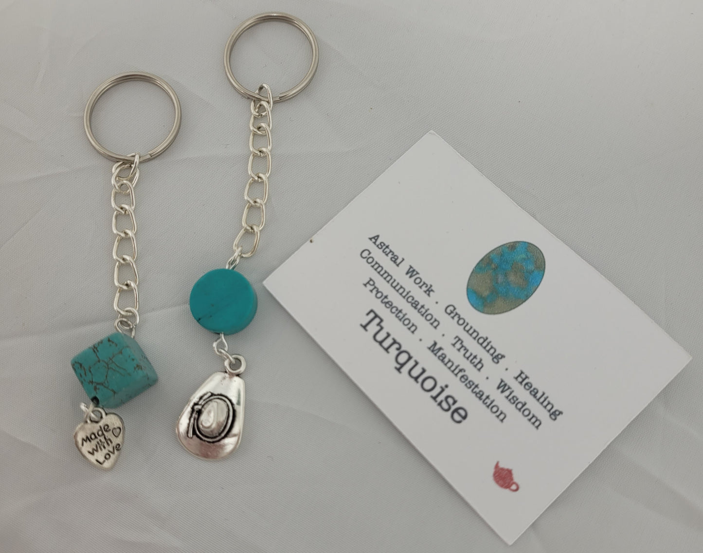 Tuquoise keyring