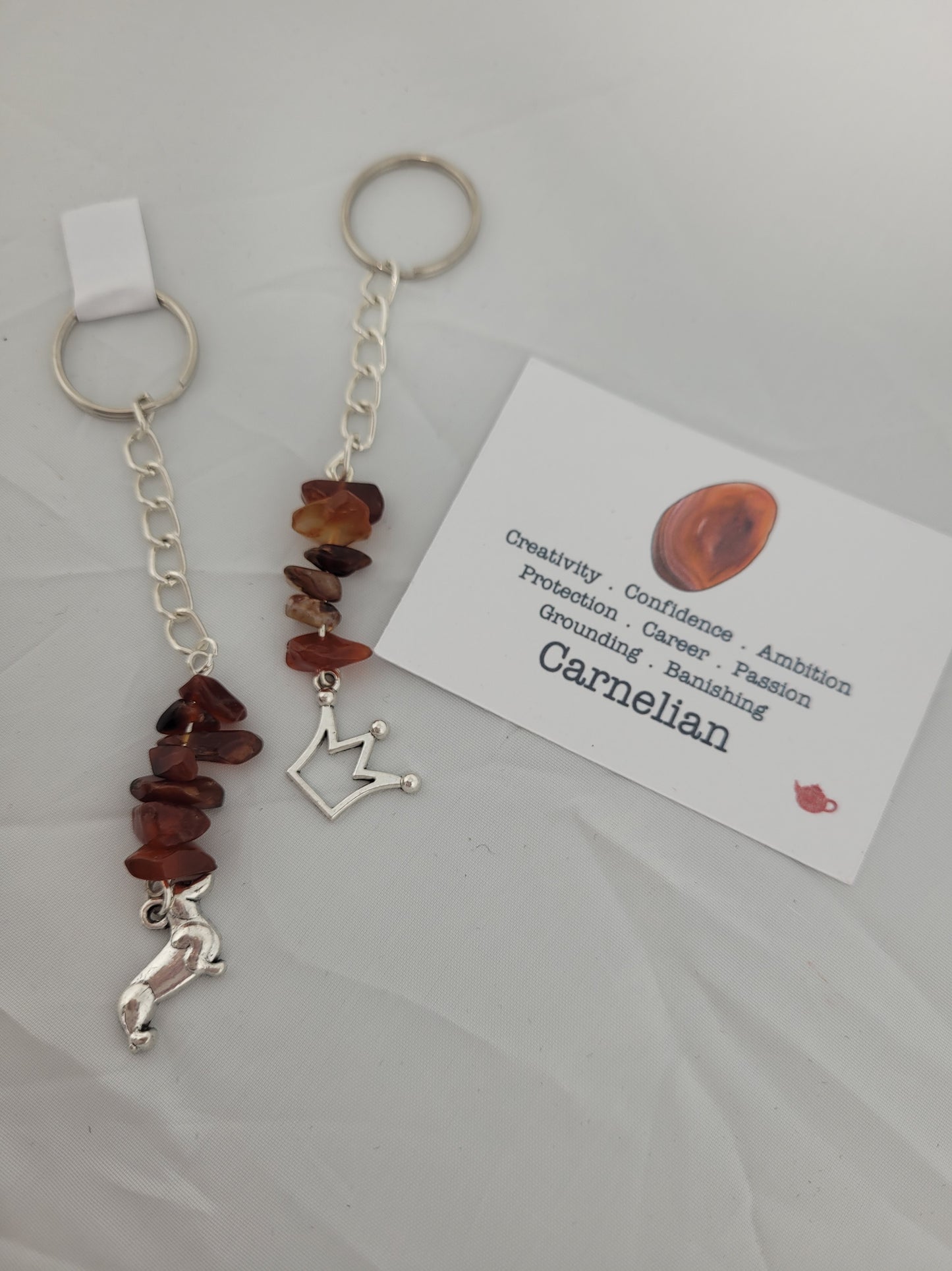 Carnelian keyring