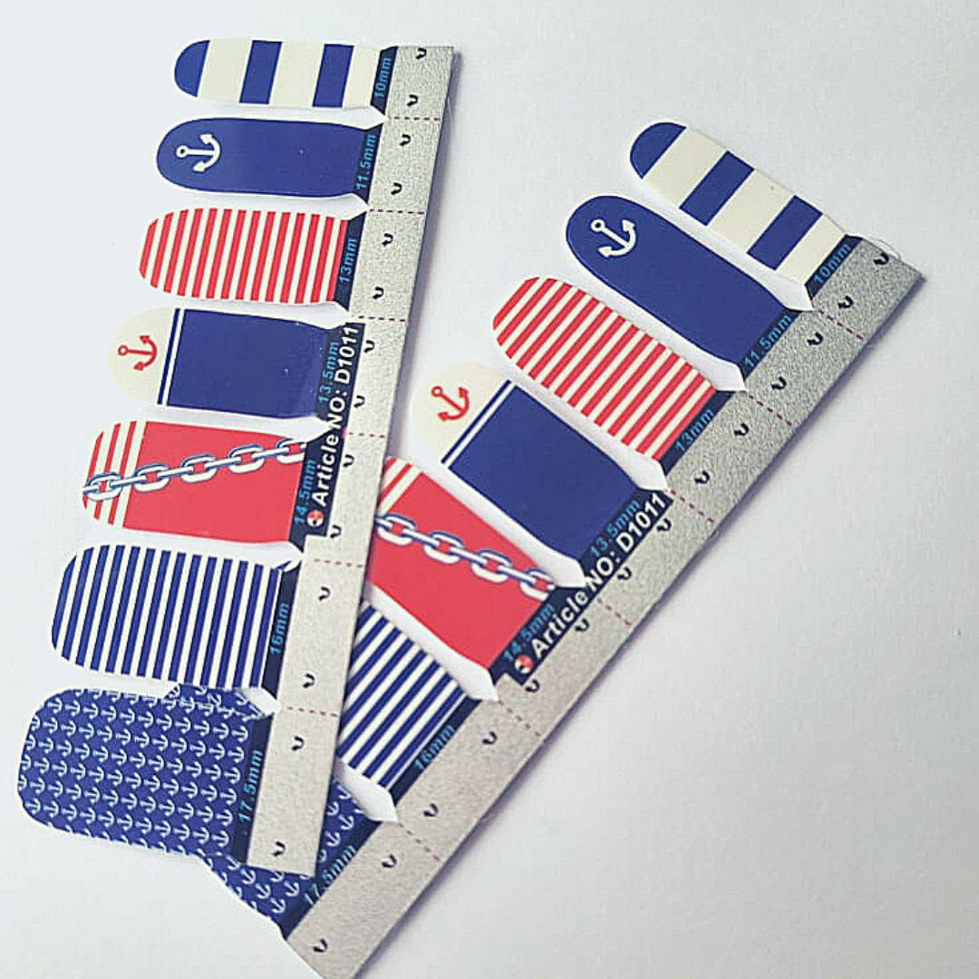 Sail Away Nail Polish Wrap