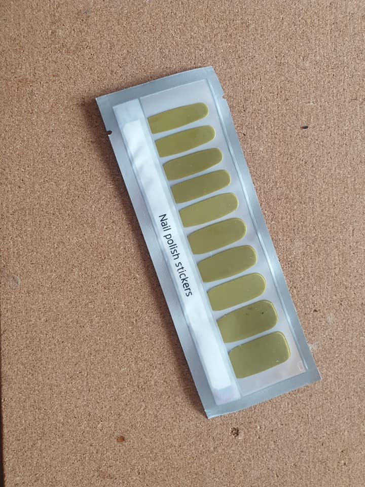 Antique Gold Solid Colour Nail Polish Wraps