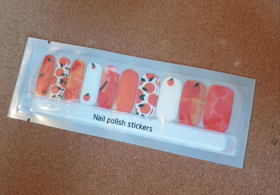 Just Peachy Nail Polish Wrap