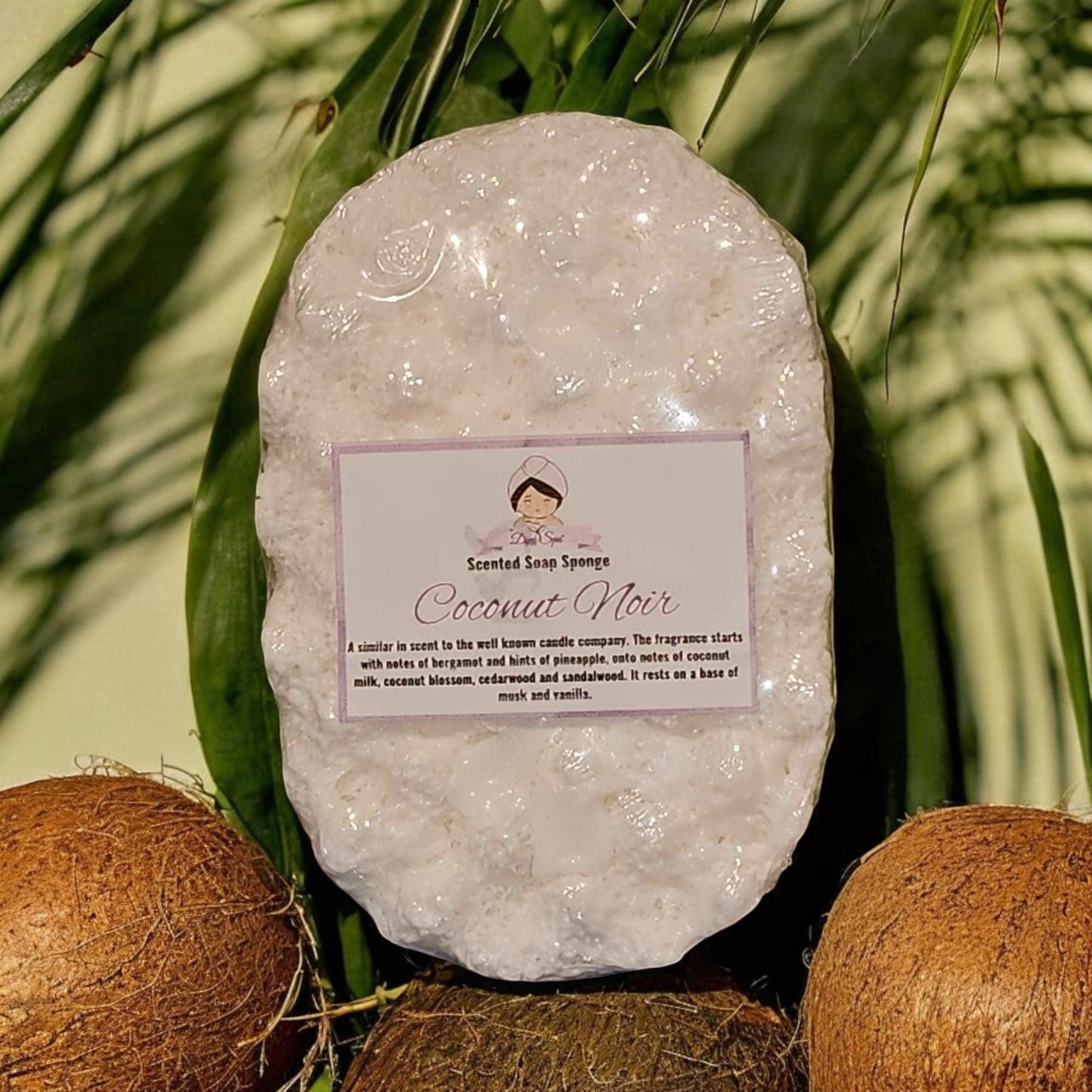 Coconut Noir Soap Sponge