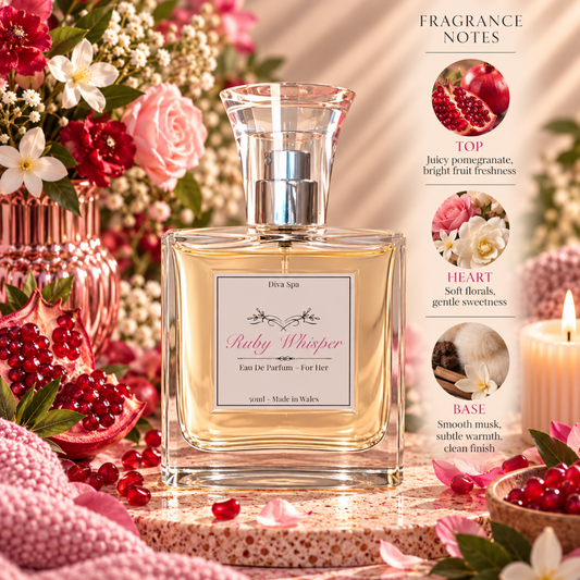 Ruby Whisper | Pomegranate Floral 50ml Vegan Perfume