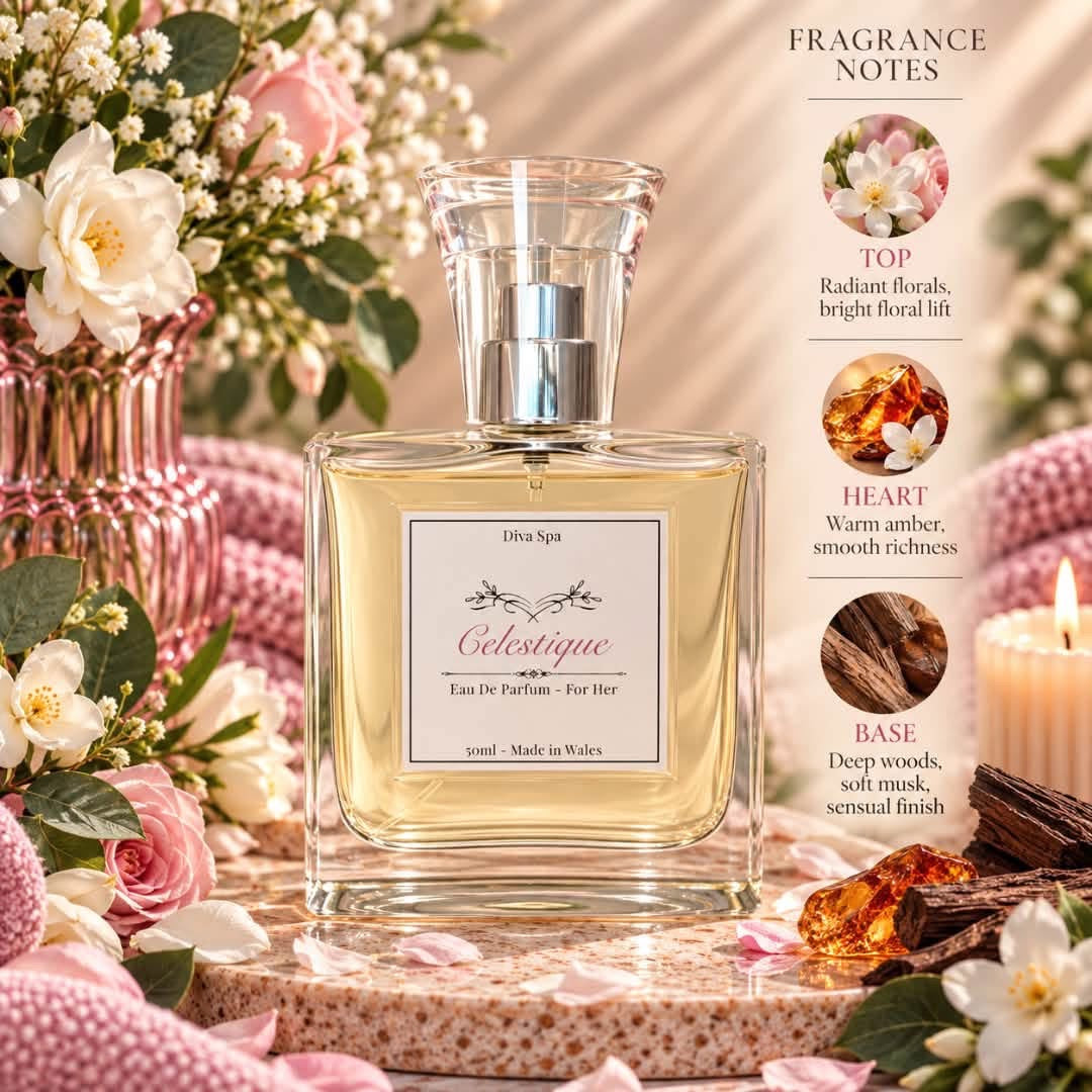 Celestique | Floral Woody Amber 50ml Vegan Perfume