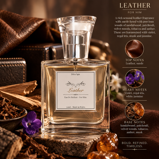 Leather | Woody Amber 50ml Vegan Aftershave