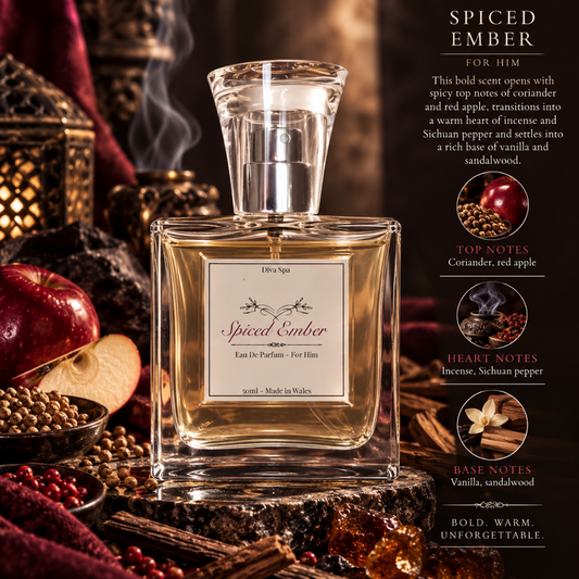 Spiced Ember | Woody Spicy Gourmand 50ml Vegan Aftershave