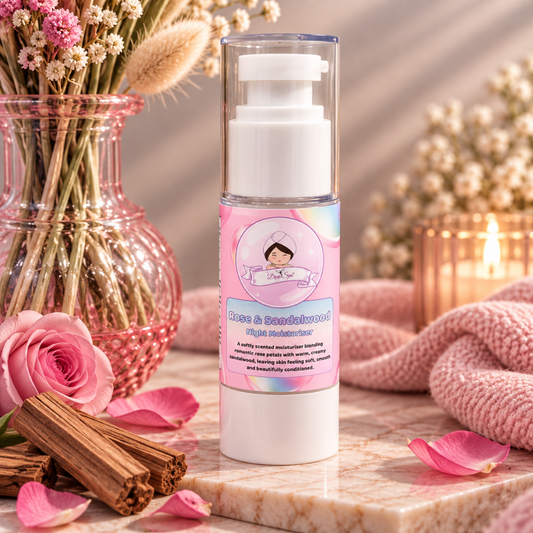 Rose & Sandalwood Night Moisturiser | Vitamin E