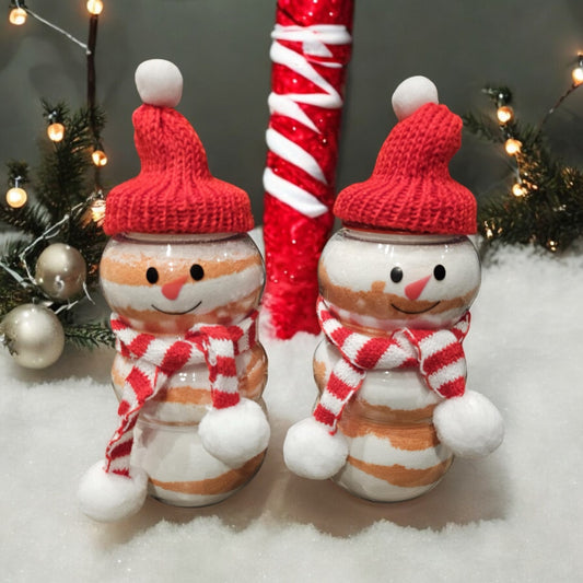 Snowman Foaming Bath Dust - Candy Cane