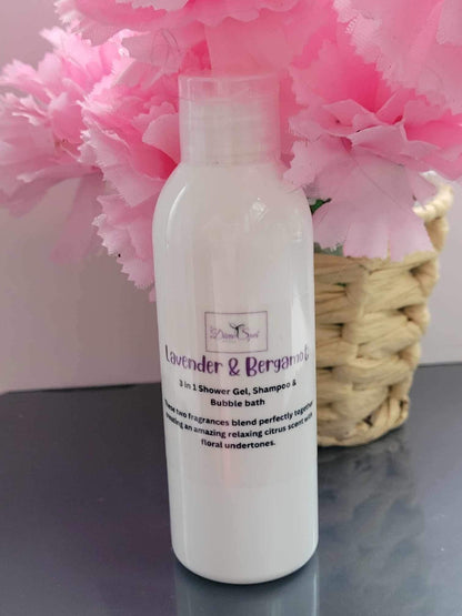 3 in 1 Shampoo, Shower Gel & Bubble Bath 100ml