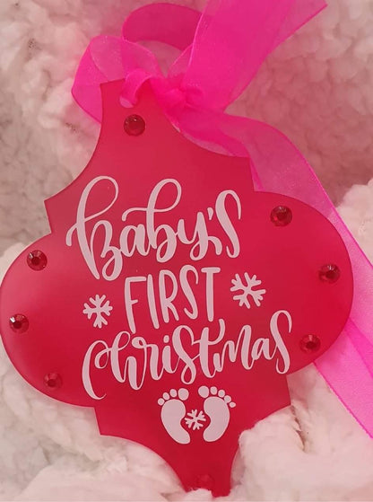 Baby’s First Christmas - Flat Arabesque