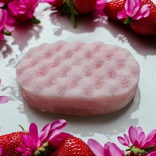 Strawberry Bon bon soap sponge