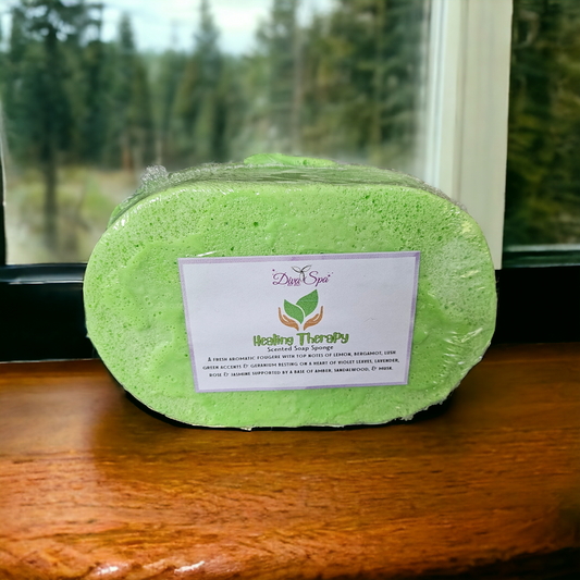 Healing therapy soap sponge