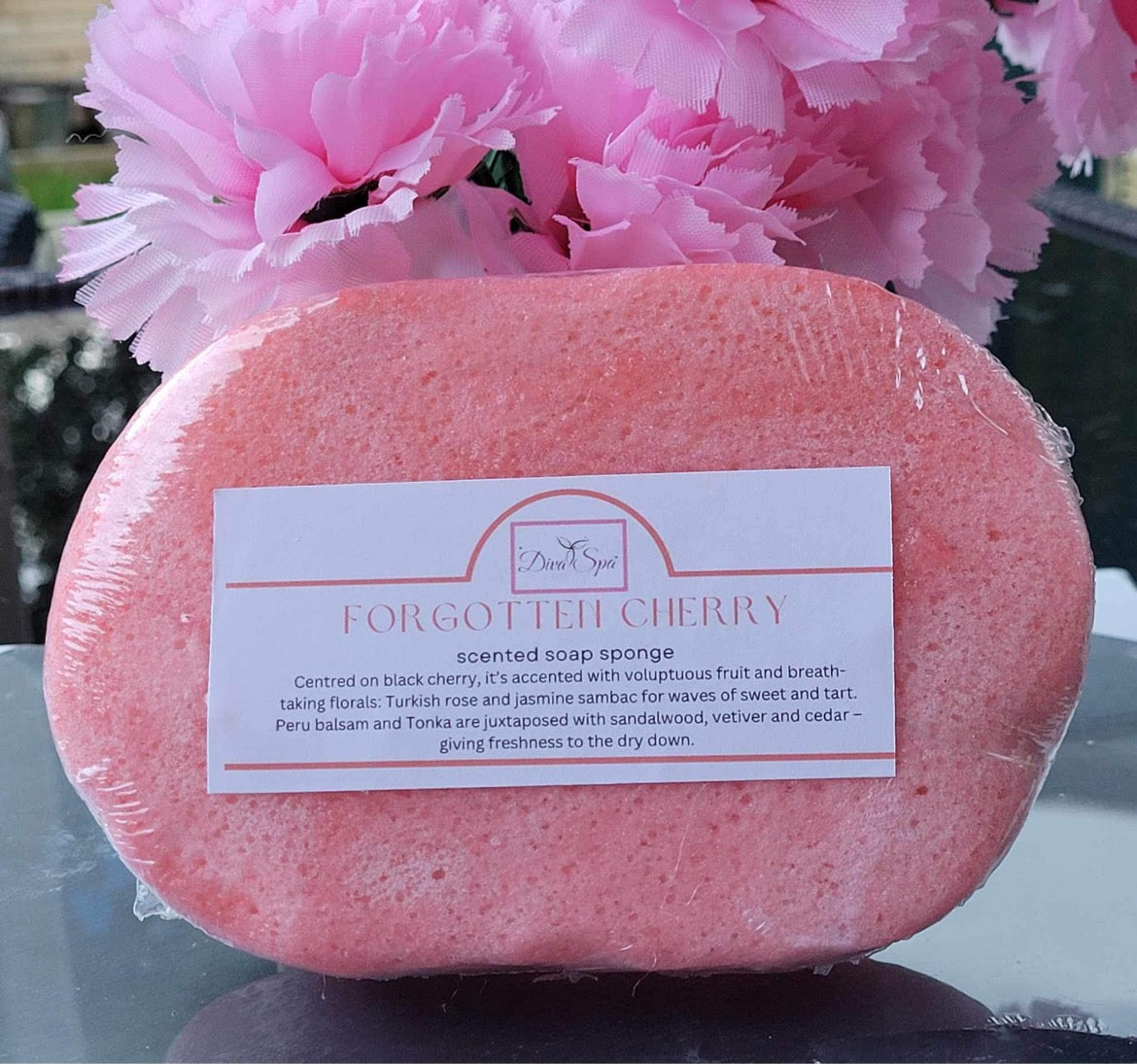 Forgotten Cherry soap sponge