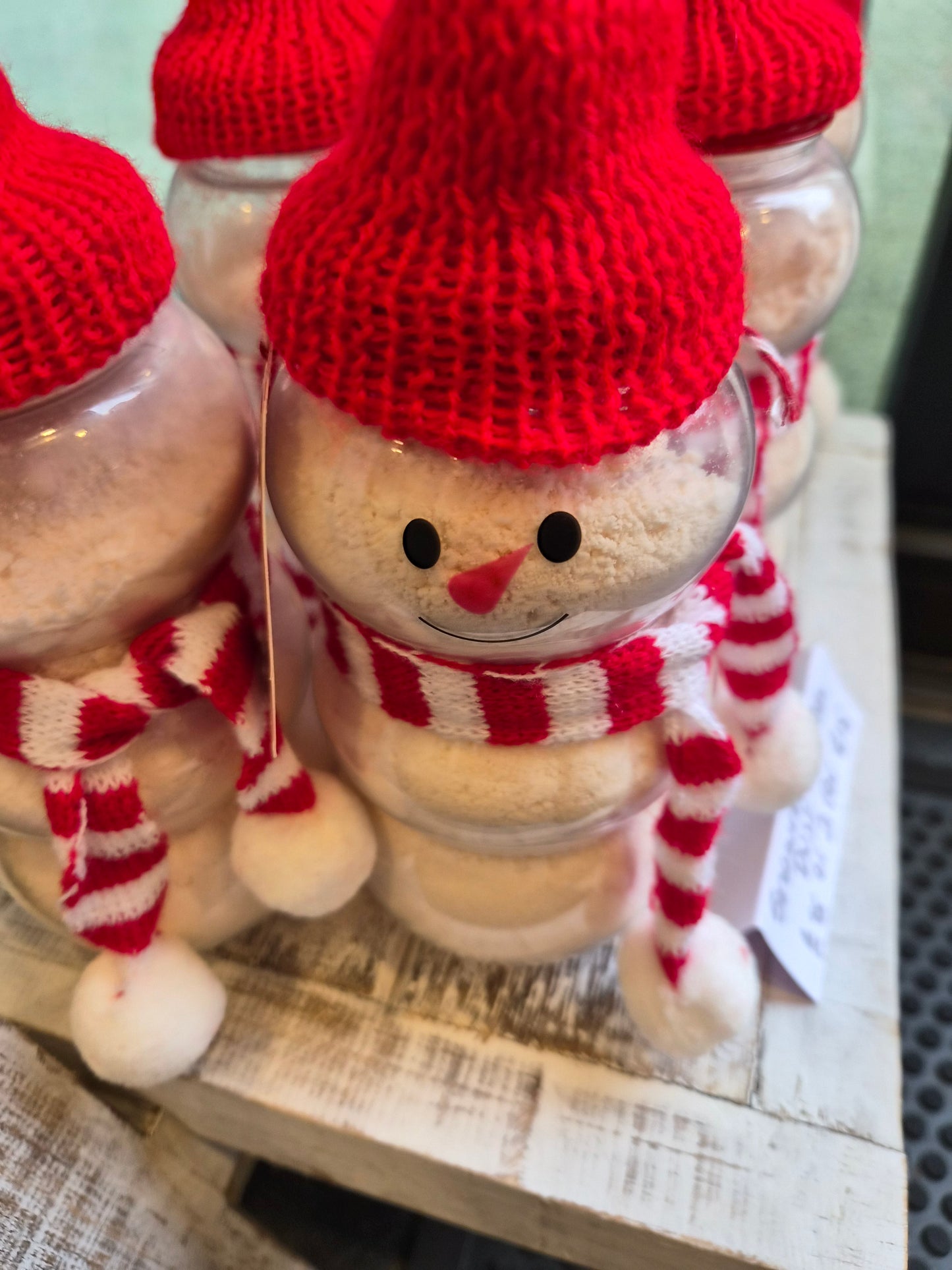 Snowman bathdust