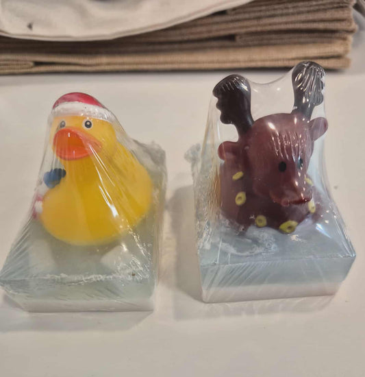 Christmas Soaps with Bath Toy