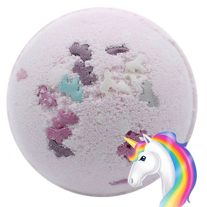 Magic unicorn bath bomb