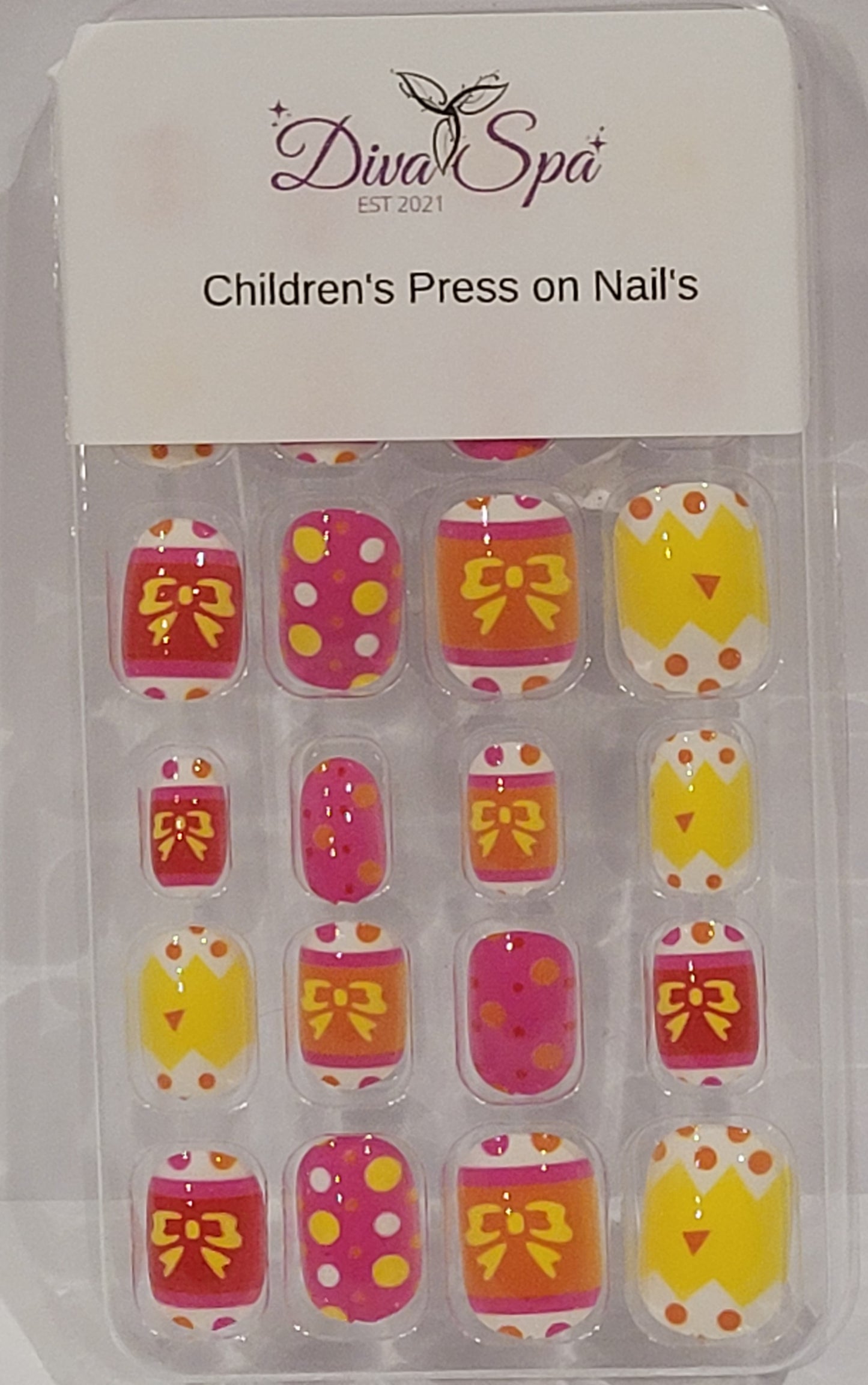 Children's premade press on nails