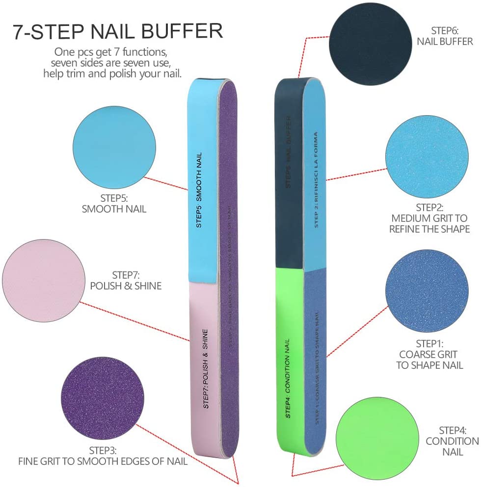 Nail Buffer Multi-way and block set